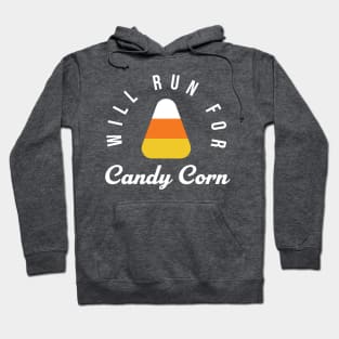 Halloween Running Costume Will Run For Candy Corn Lover Hoodie